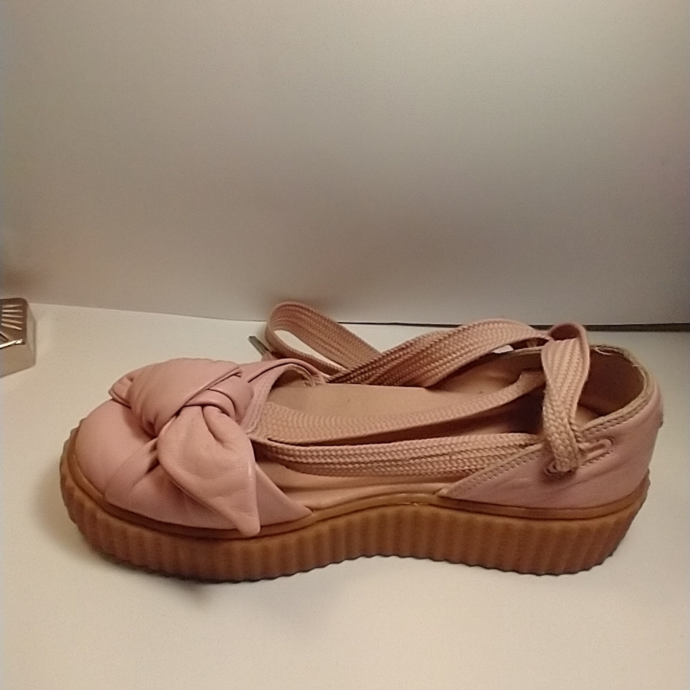 Puma Fenty by Rihanna Bow Ballet Creeper Sandals Shoes Women's sz 7. - Picture 6 of 12